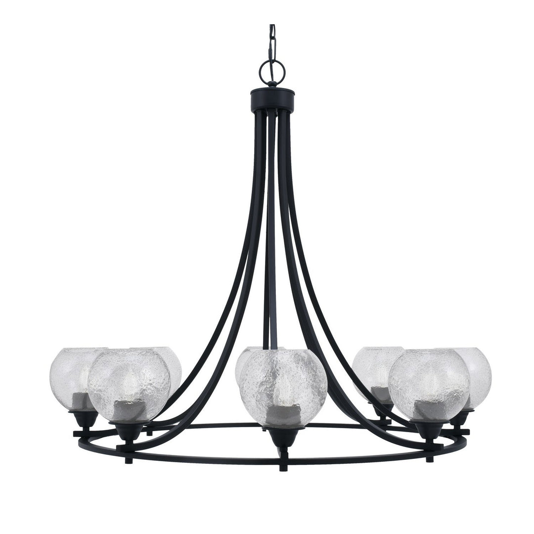 Toltec Paramount 3408-mb-4102 Chandelier Light - Matte Black