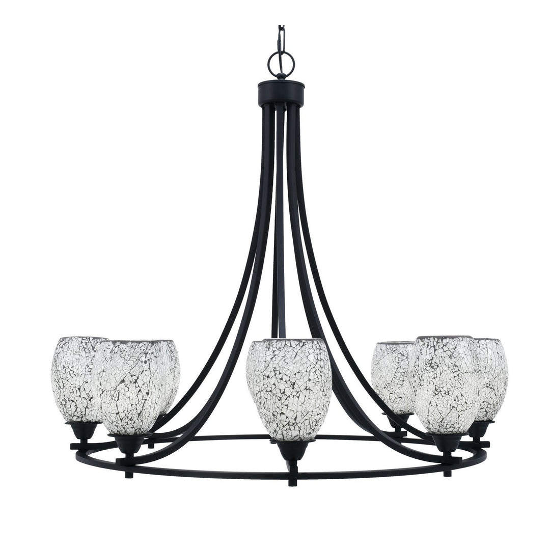 Toltec Paramount 3408-mb-4165 Chandelier Light - Matte Black