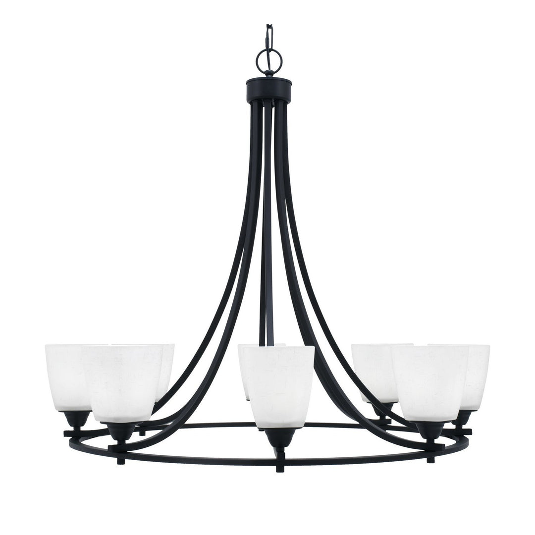 Toltec Paramount 3408-mb-460 Chandelier Light - Matte Black