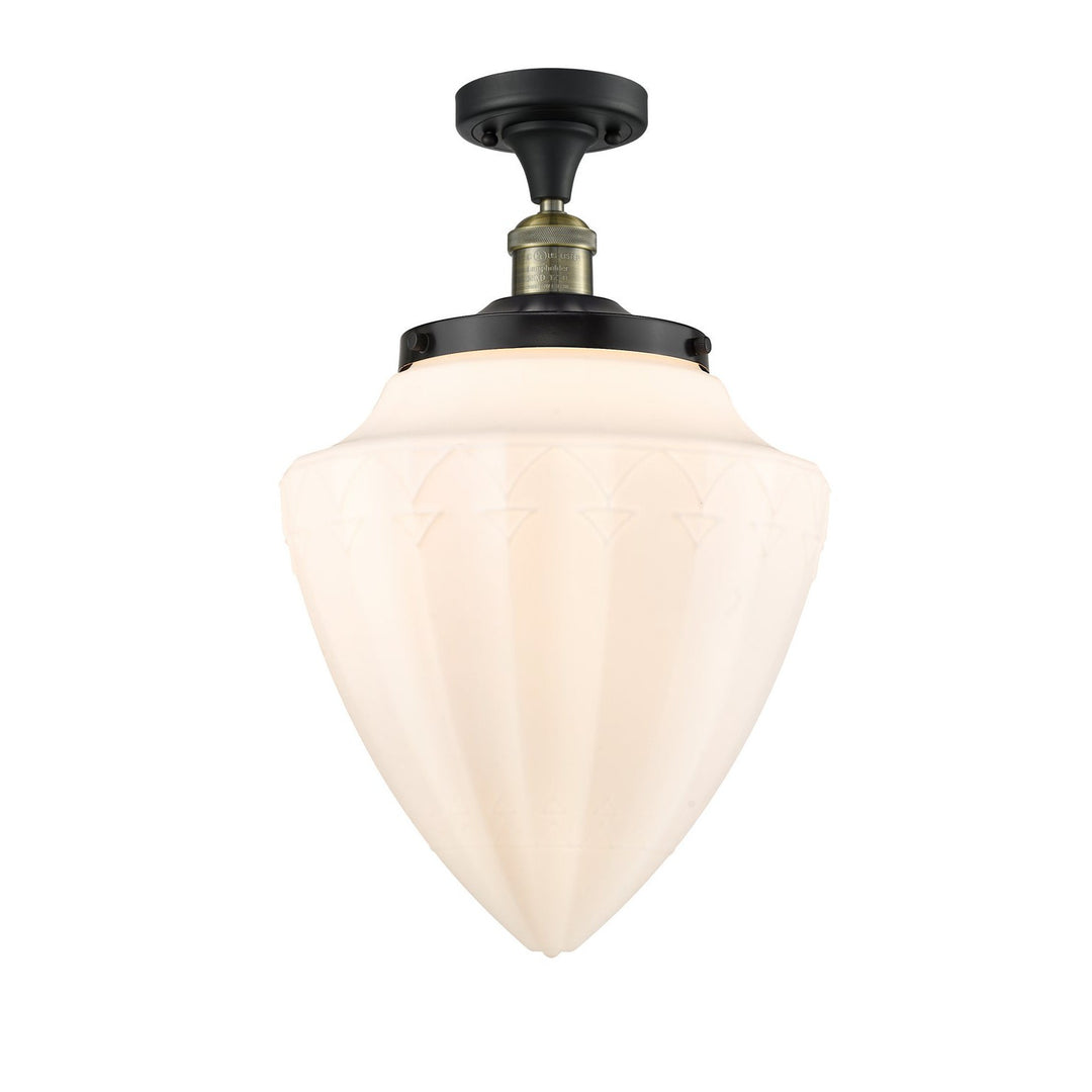 Innovations Franklin Restoration 517-1CH-BAB-G661-12-LED Ceiling Light - Black Antique Brass