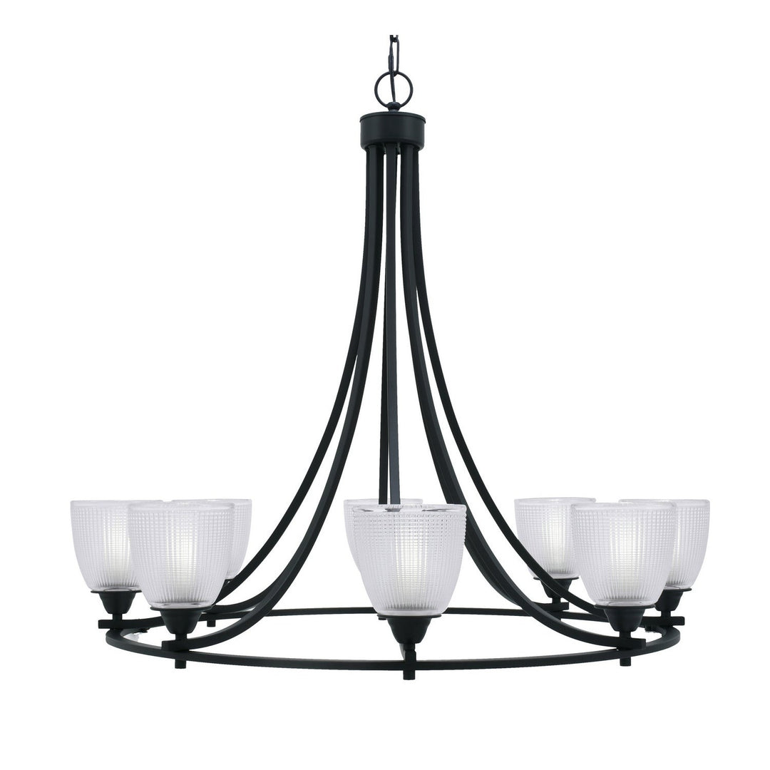 Toltec Paramount 3408-mb-500 Chandelier Light - Matte Black