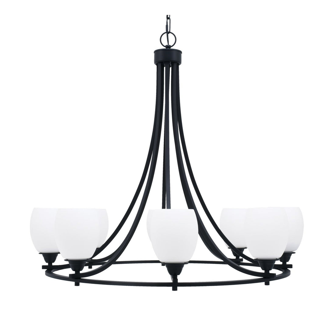 Toltec Paramount 3408-mb-615 Chandelier Light - Matte Black