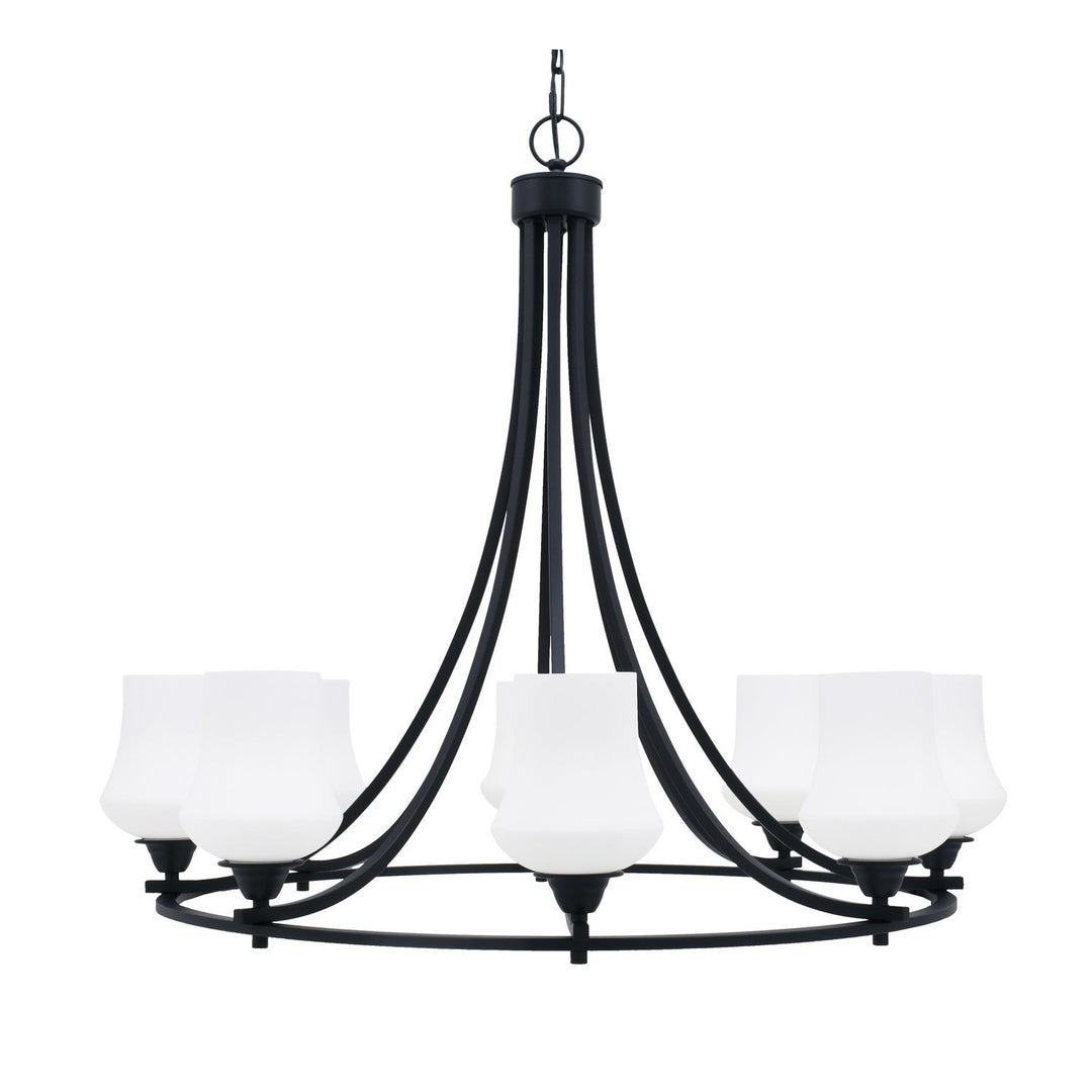 Toltec Paramount 3408-mb-681 Chandelier Light - Matte Black