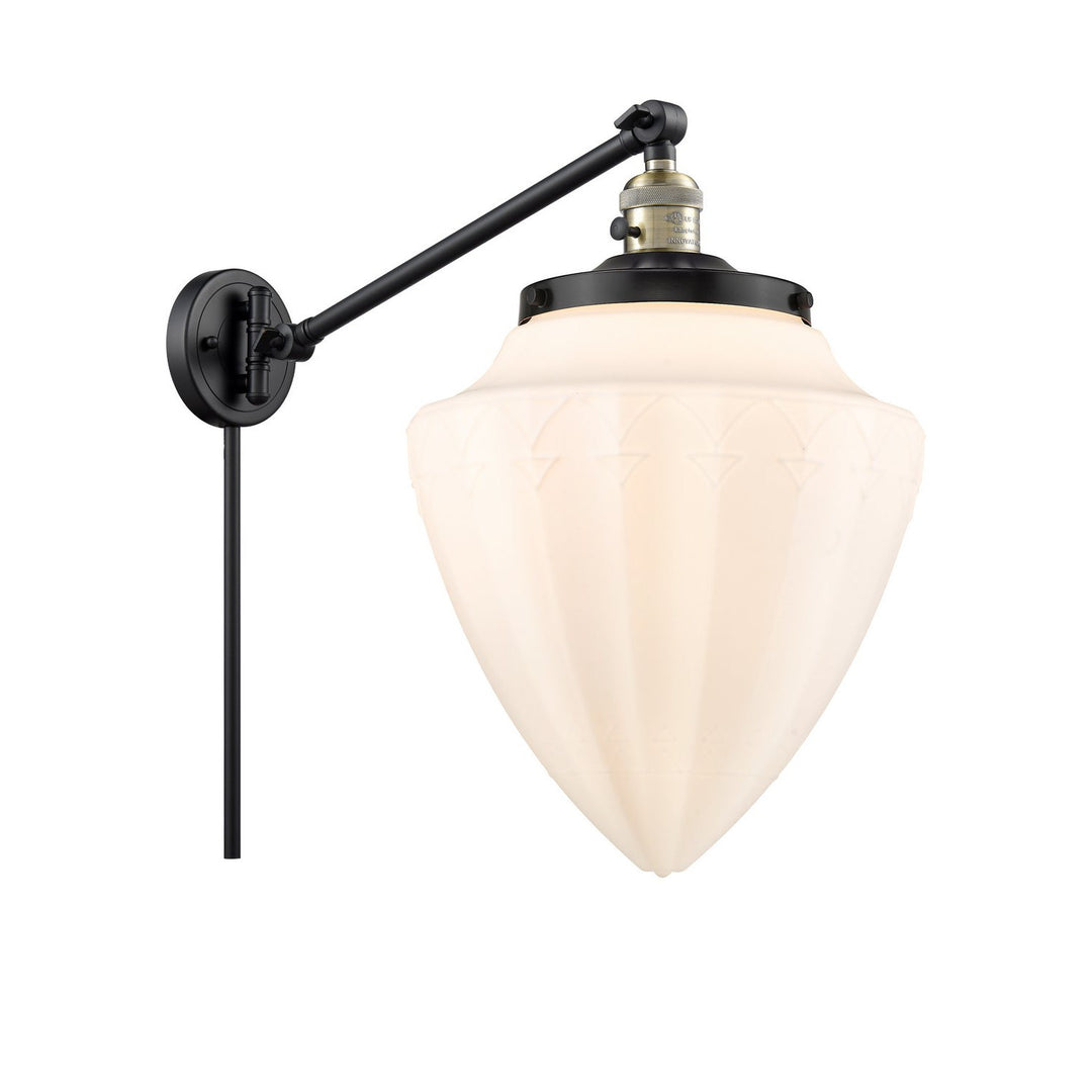 Innovations Lighting 237-BAB-G661-12-LED  Franklin Restoration Lamp Black Antique Brass