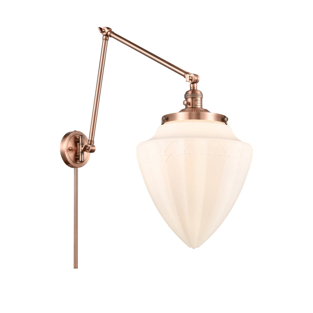 Innovations Lighting 238-AC-G661-12  Franklin Restoration Lamp Antique Copper