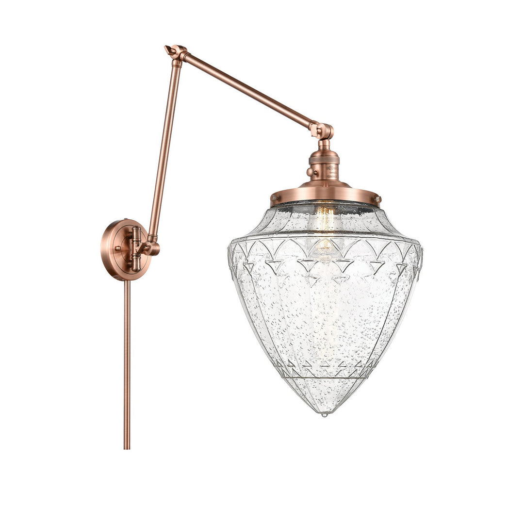 Innovations Lighting 238-AC-G664-12  Franklin Restoration Lamp Antique Copper