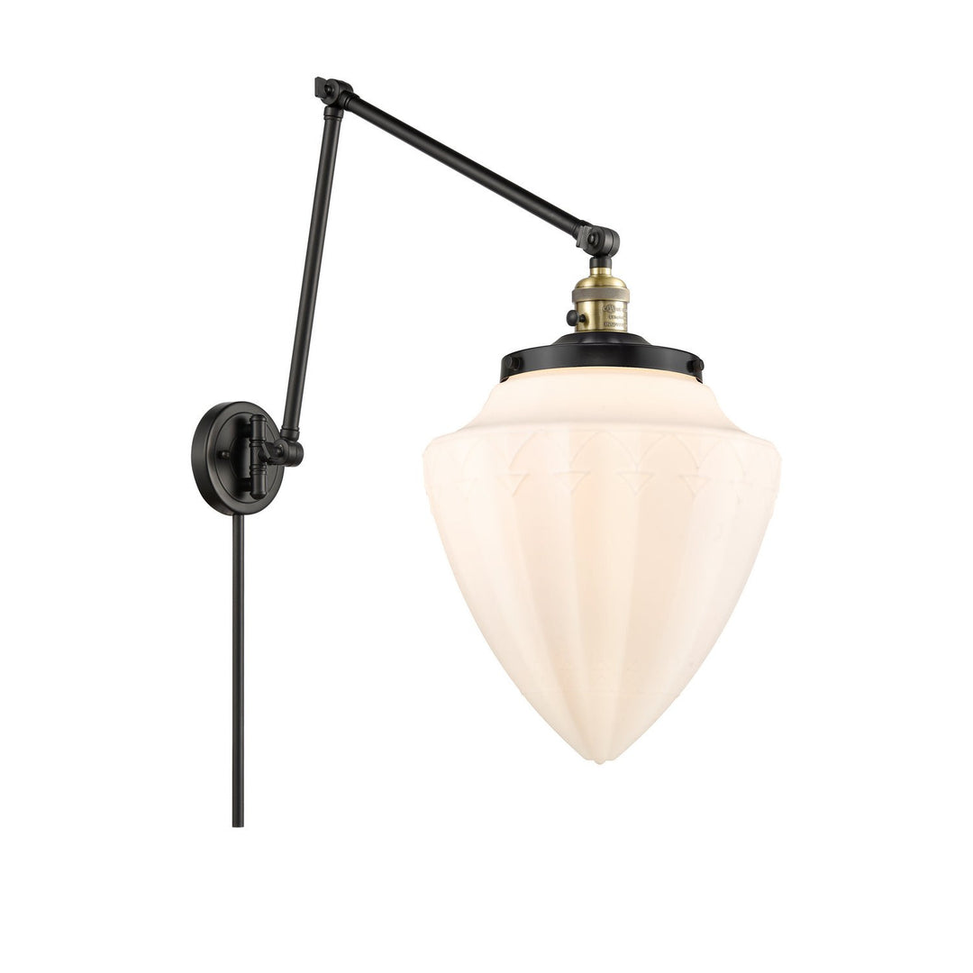 Innovations Lighting 238-BAB-G661-12-LED  Franklin Restoration Lamp Black Antique Brass