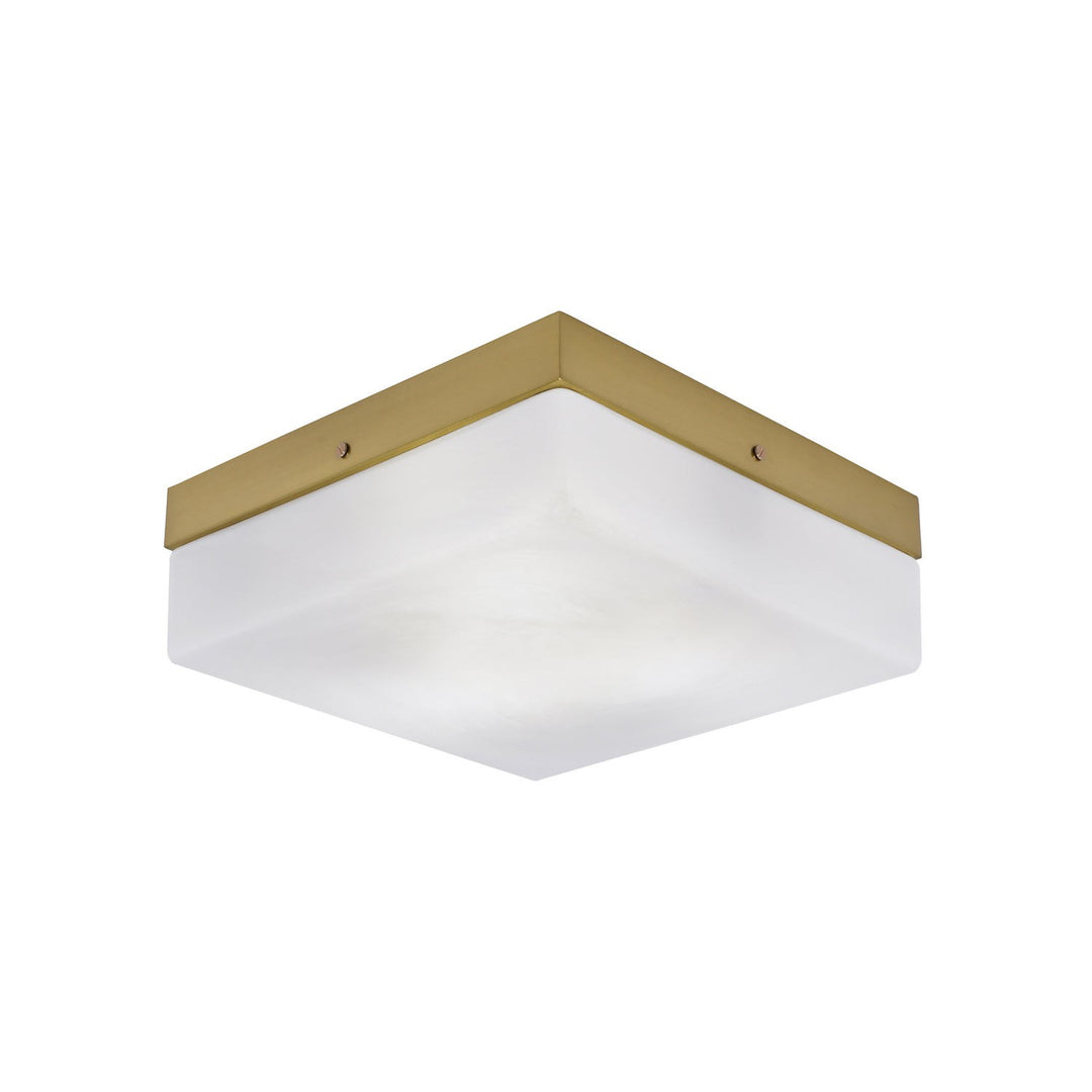 Toltec Flush Mounts 842-nab-1 Ceiling Light - New Age Brass