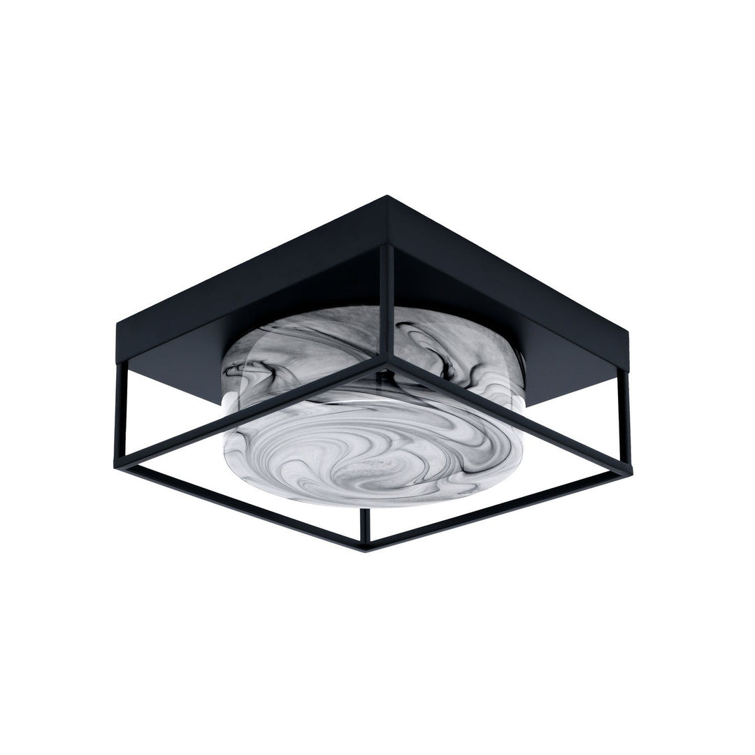 Toltec Flush Mounts 852-mb-9 Ceiling Light - Matte Black