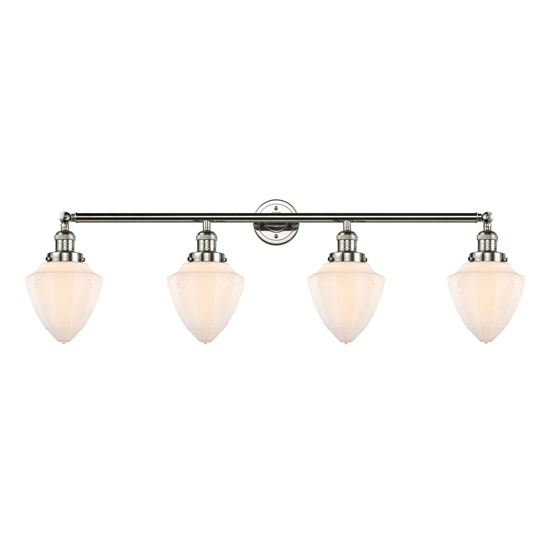 Innovations Franklin Restoration 215-PN-G661-7-LED Bath Vanity Light 46 in. wide - Polished Nickel
