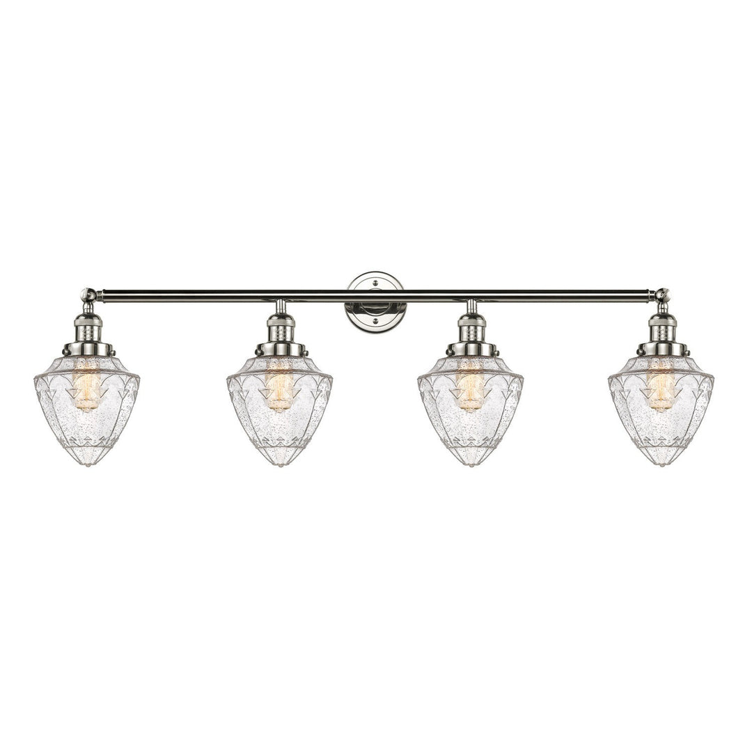 Innovations Franklin Restoration 215-PN-G664-7 Bath Vanity Light 46 in. wide - Polished Nickel