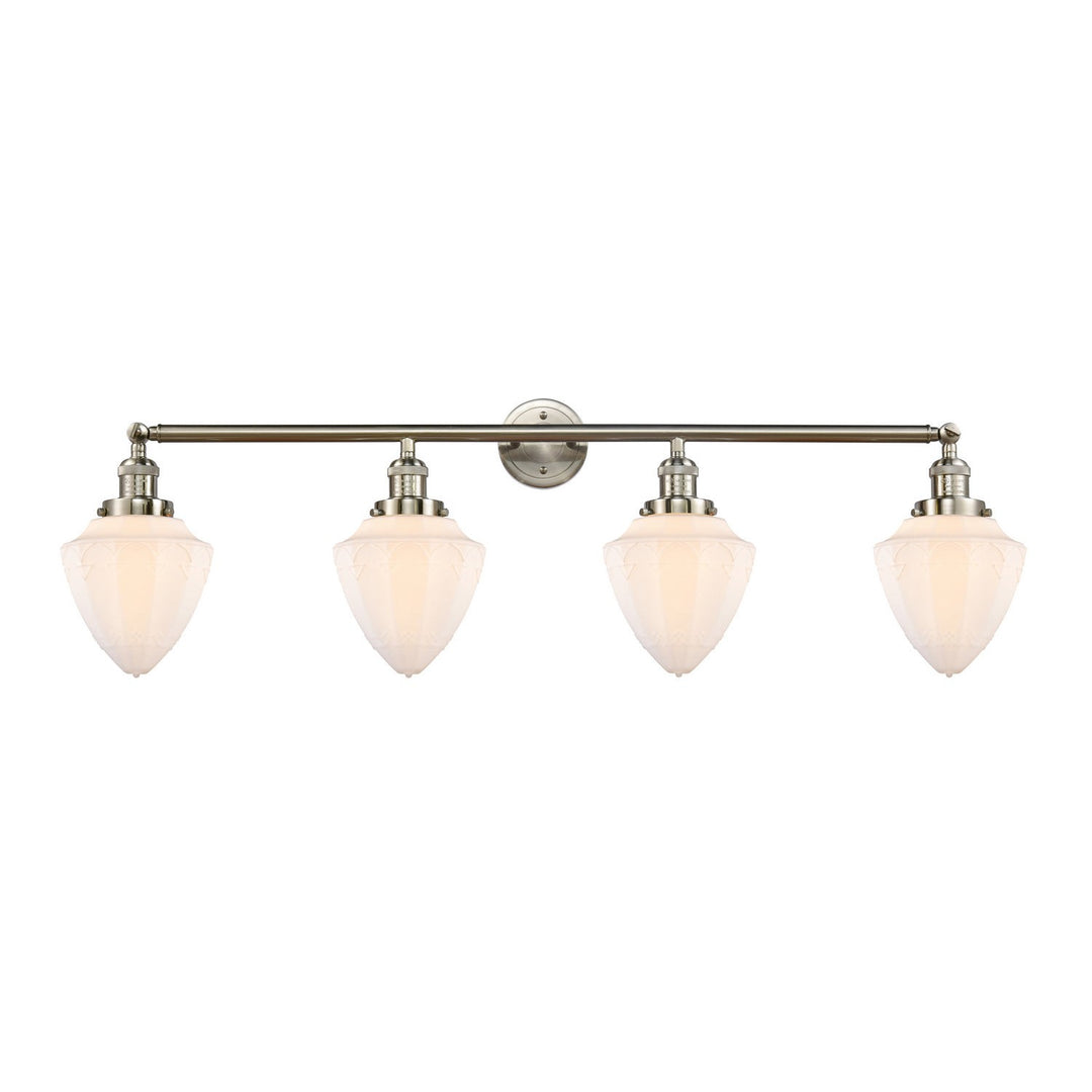 Innovations Franklin Restoration 215-SN-G661-7-LED Bath Vanity Light 46 in. wide - Brushed Satin Nickel
