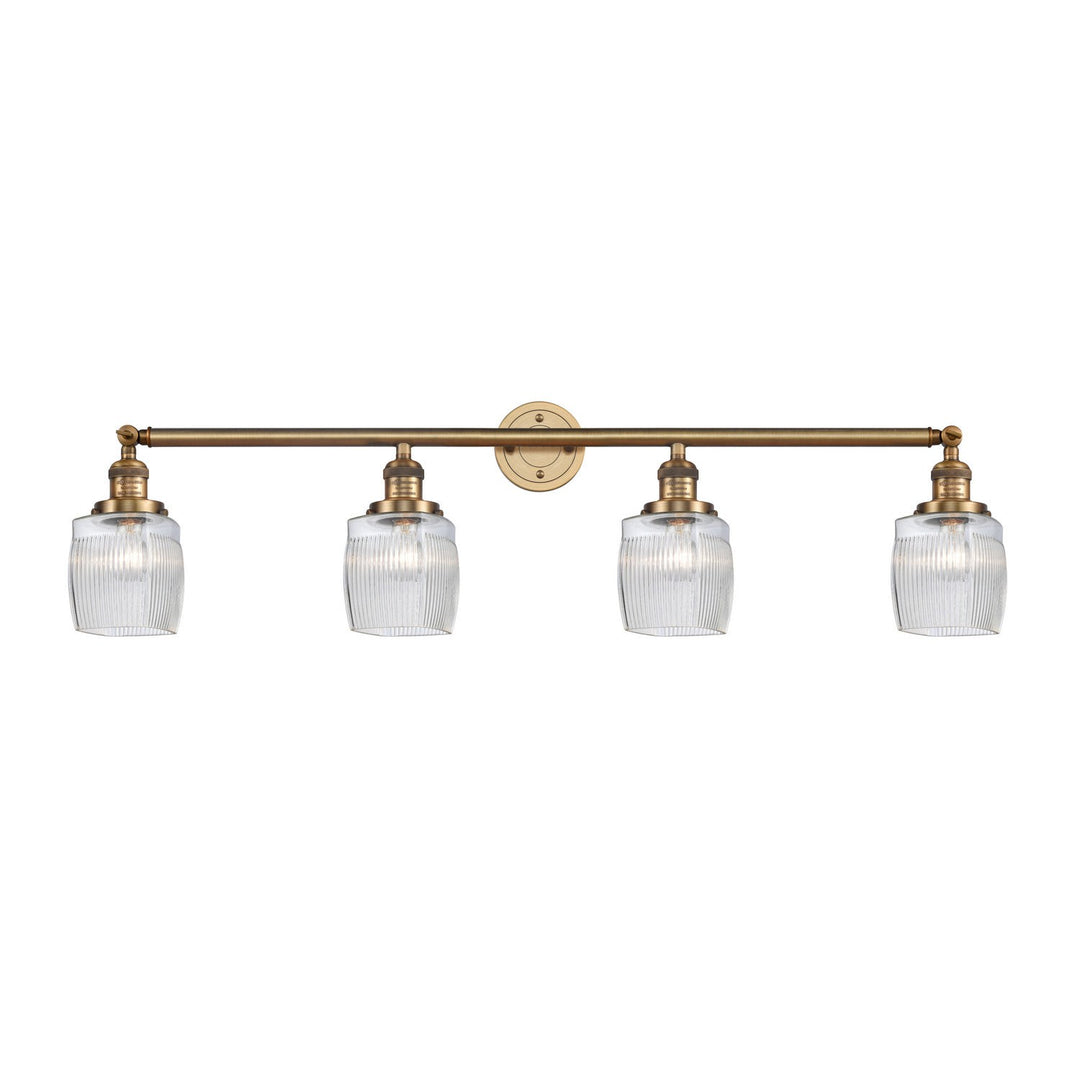 Innovations Franklin Restoration 215-BB-G302 Bath Vanity Light 42 in. wide - Brushed Brass