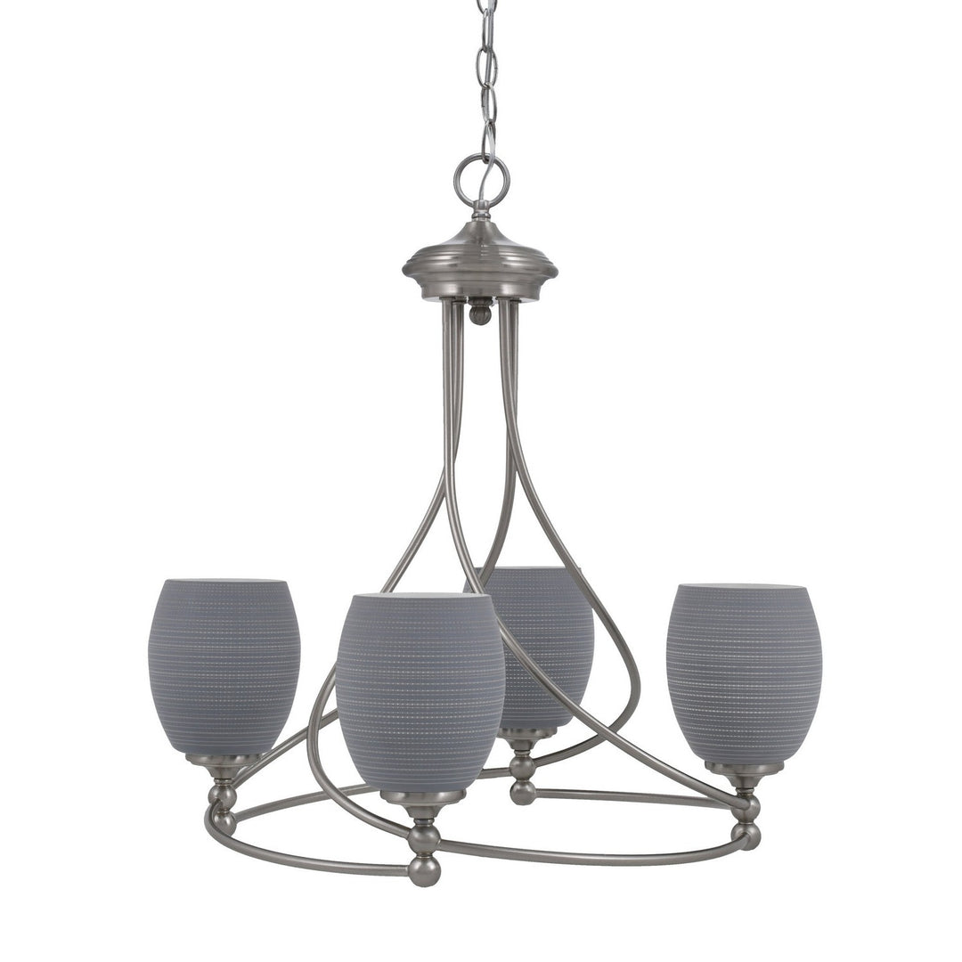 Toltec Capri 904-bn-4022 Chandelier Light - Brushed Nickel