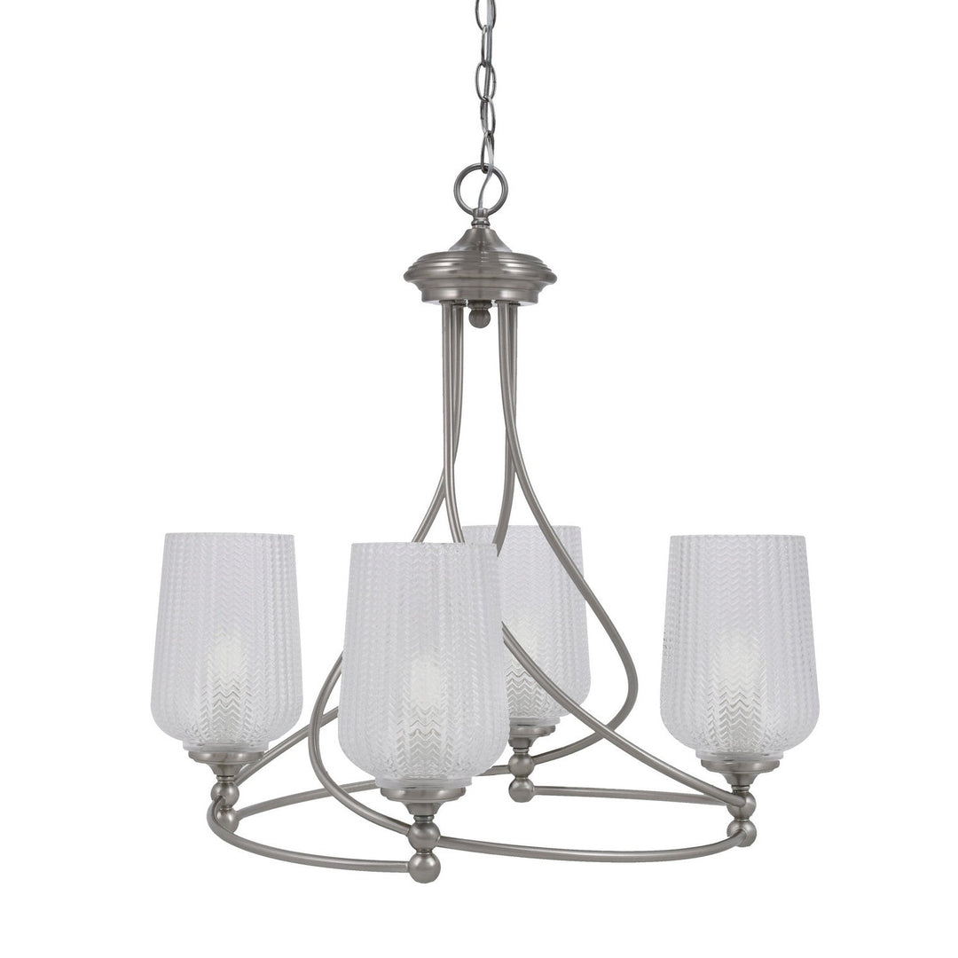 Toltec Capri 904-bn-4250 Chandelier Light - Brushed Nickel