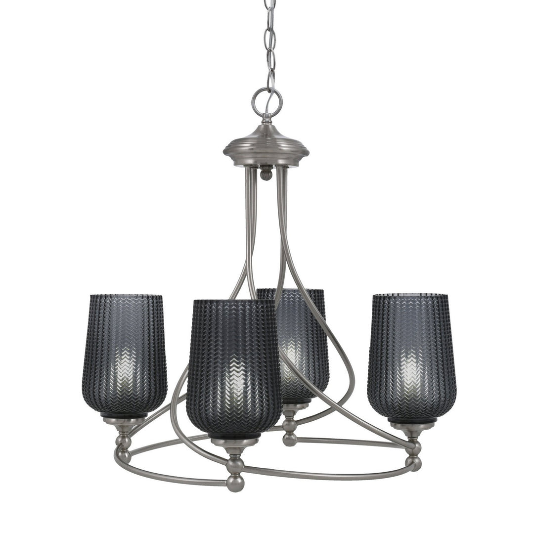 Toltec Capri 904-bn-4252 Chandelier Light - Brushed Nickel