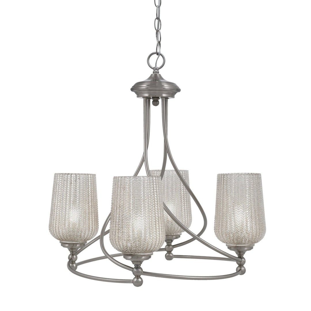 Toltec Capri 904-bn-4253 Chandelier Light - Brushed Nickel