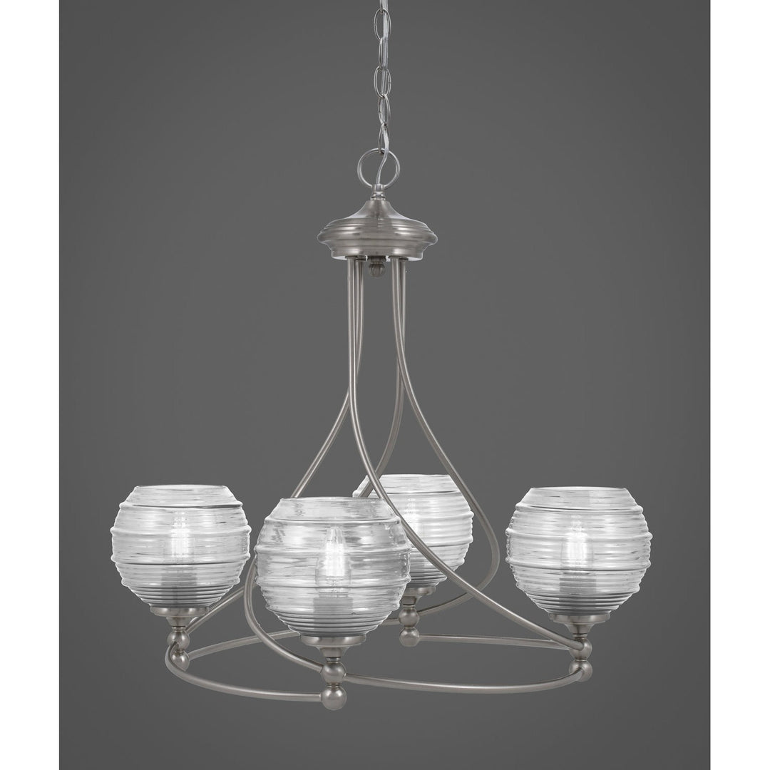 Toltec Capri 904-bn-5110 Chandelier Light - Brushed Nickel