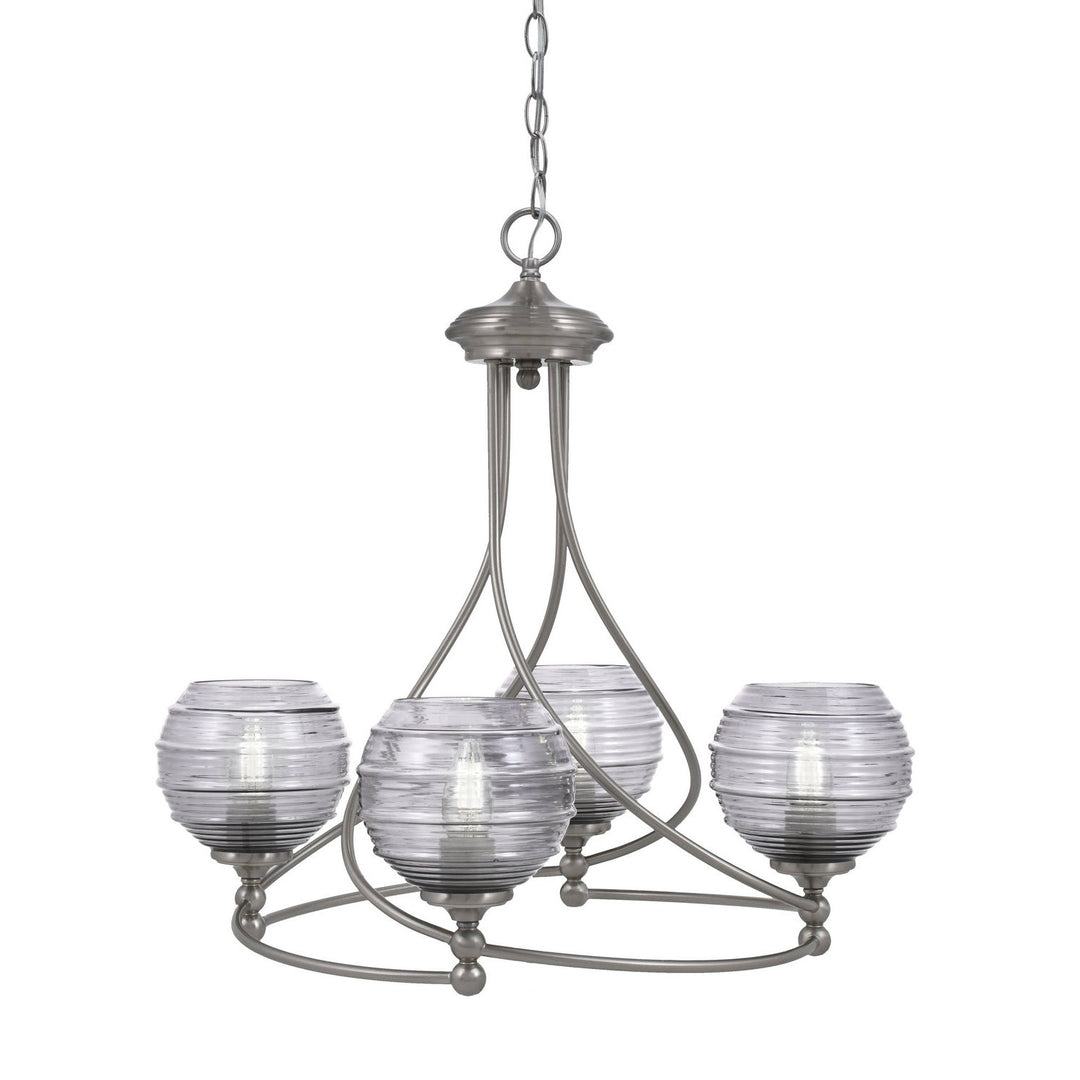 Toltec Capri 904-bn-5112 Chandelier Light - Brushed Nickel