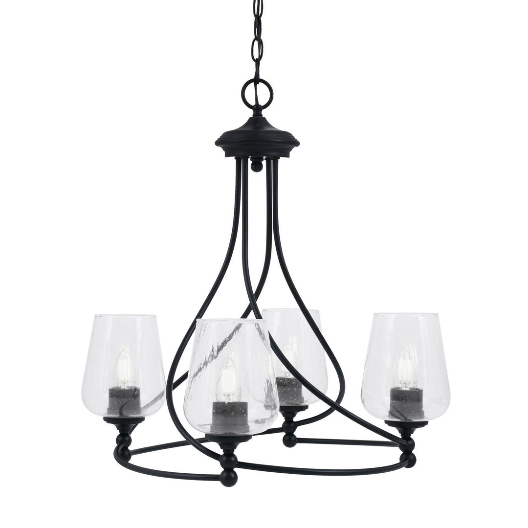 Toltec Capri 904-mb-210 Chandelier Light - Matte Black
