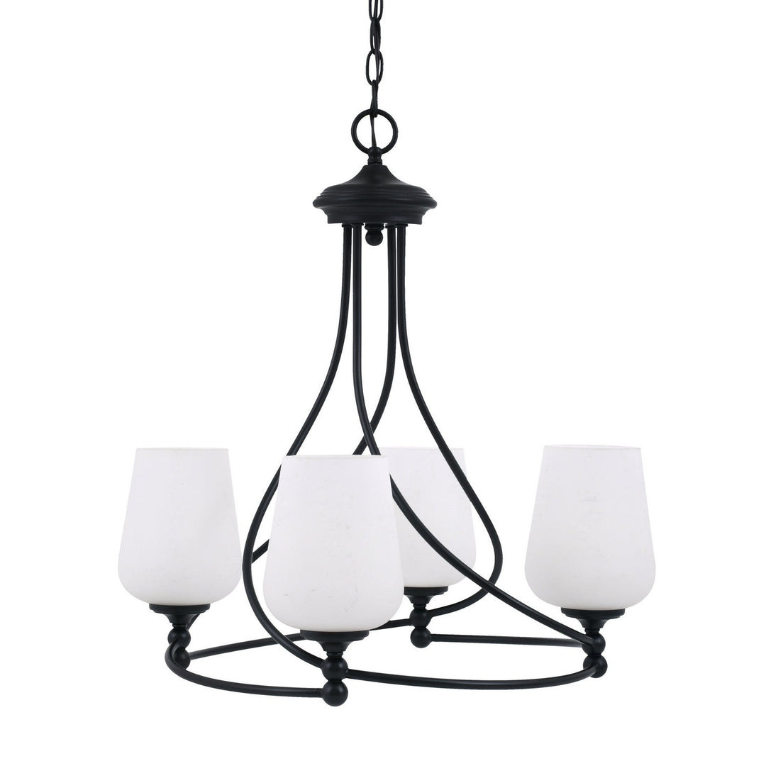 Toltec Capri 904-mb-211 Chandelier Light - Matte Black
