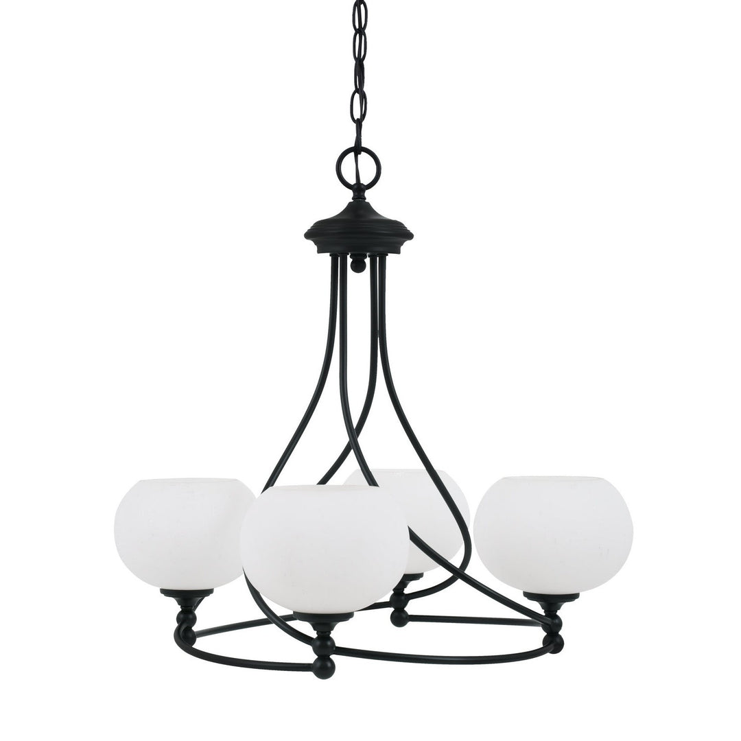 Toltec Capri 904-mb-212 Chandelier Light - Matte Black