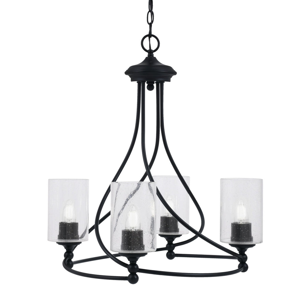 Toltec Capri 904-mb-300 Chandelier Light - Matte Black