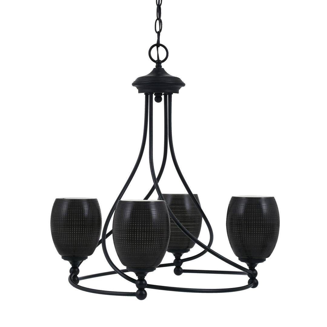 Toltec Capri 904-mb-4029 Chandelier Light - Matte Black