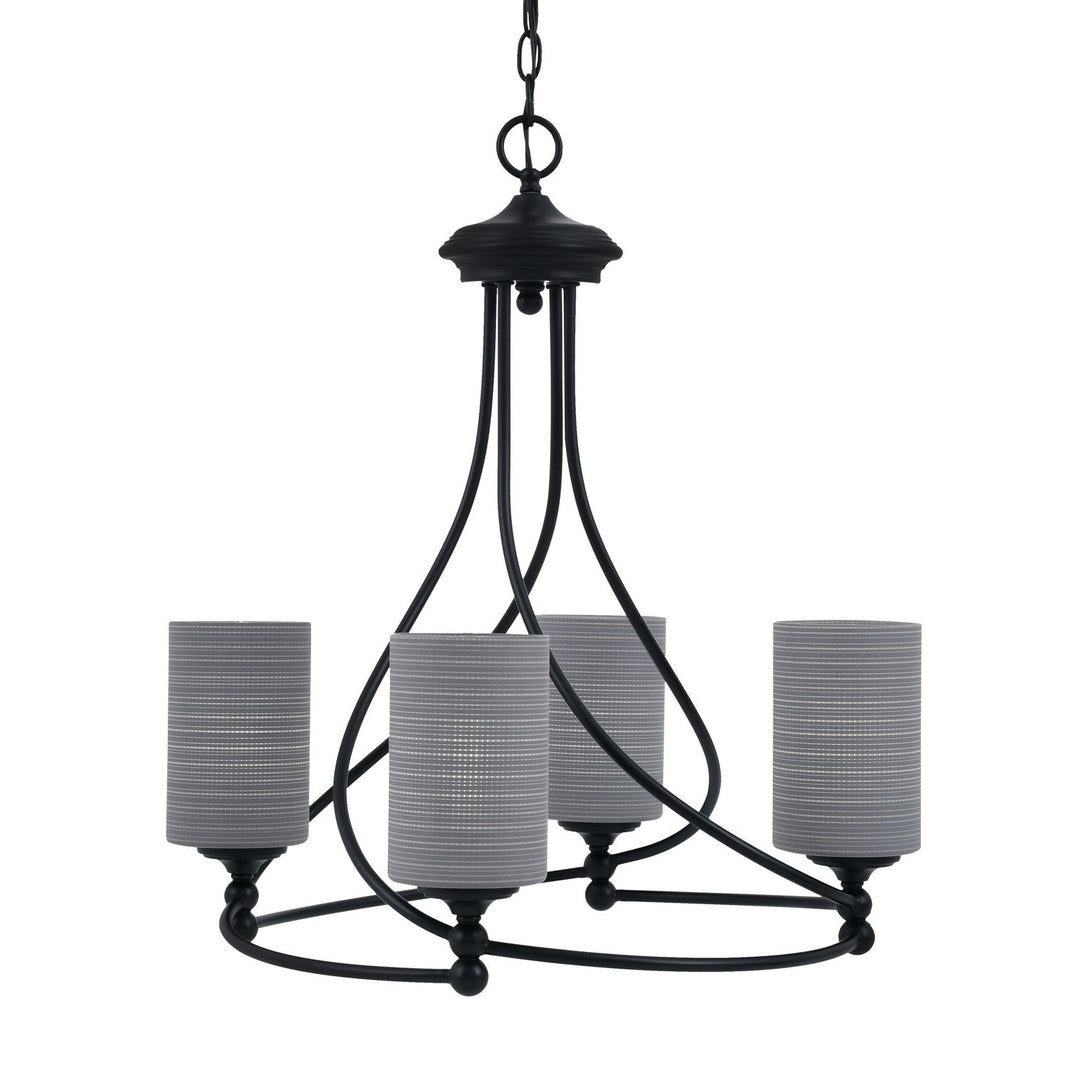 Toltec Capri 904-mb-4062 Chandelier Light - Matte Black