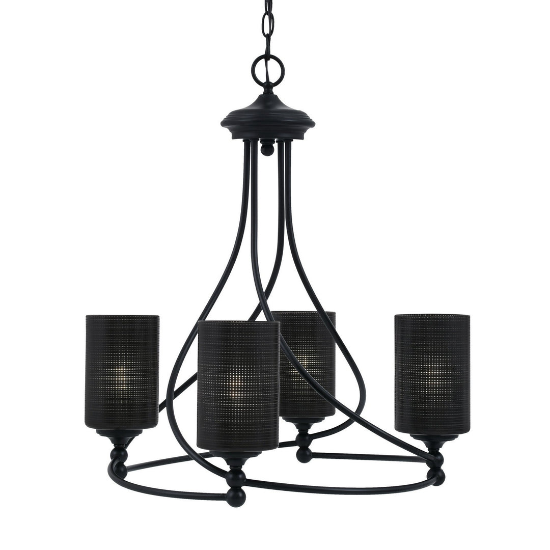 Toltec Capri 904-mb-4069 Chandelier Light - Matte Black