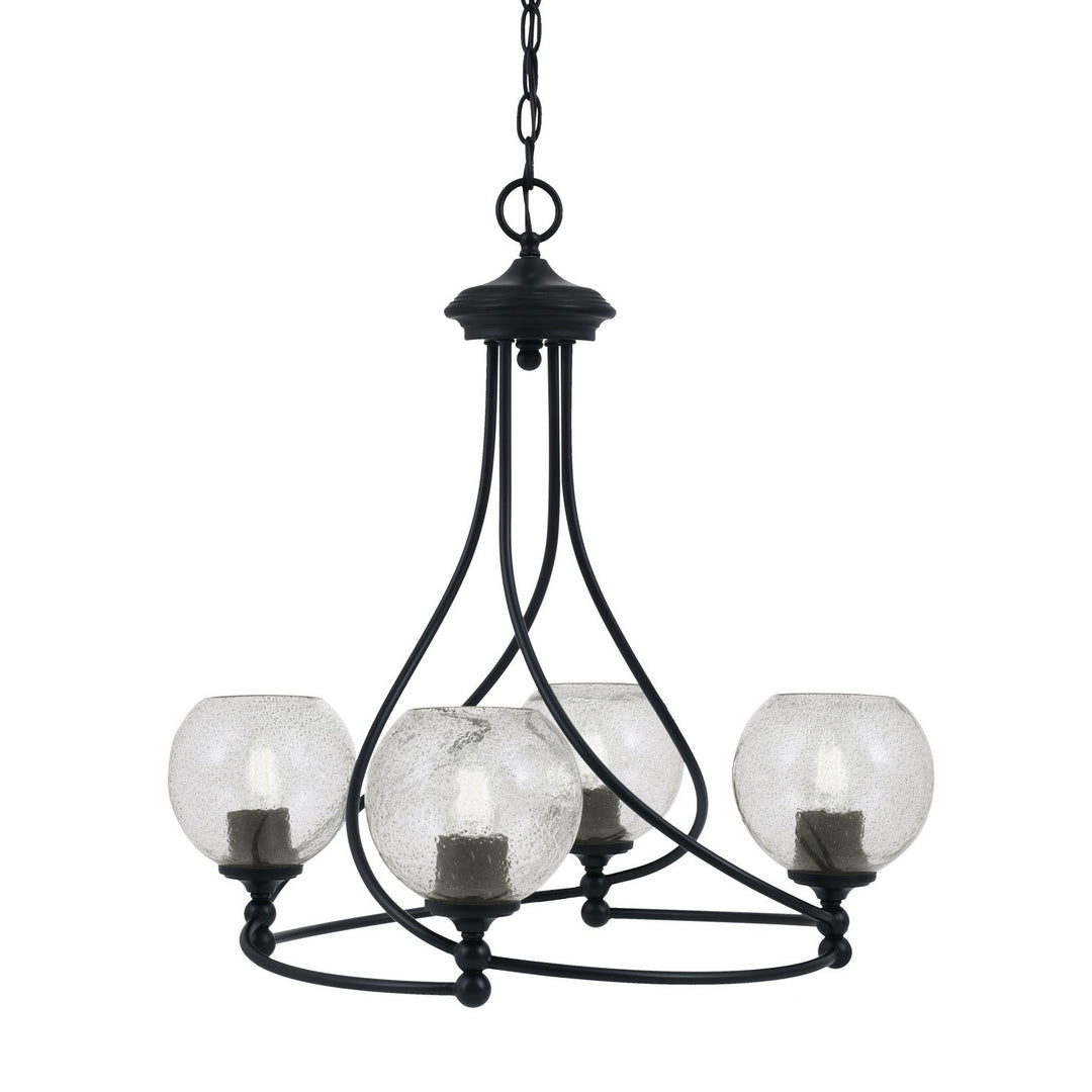Toltec Capri 904-mb-4102 Chandelier Light - Matte Black