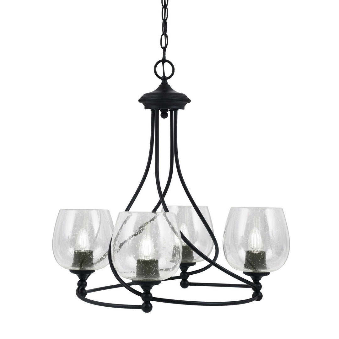 Toltec Capri 904-mb-4810 Chandelier Light - Matte Black