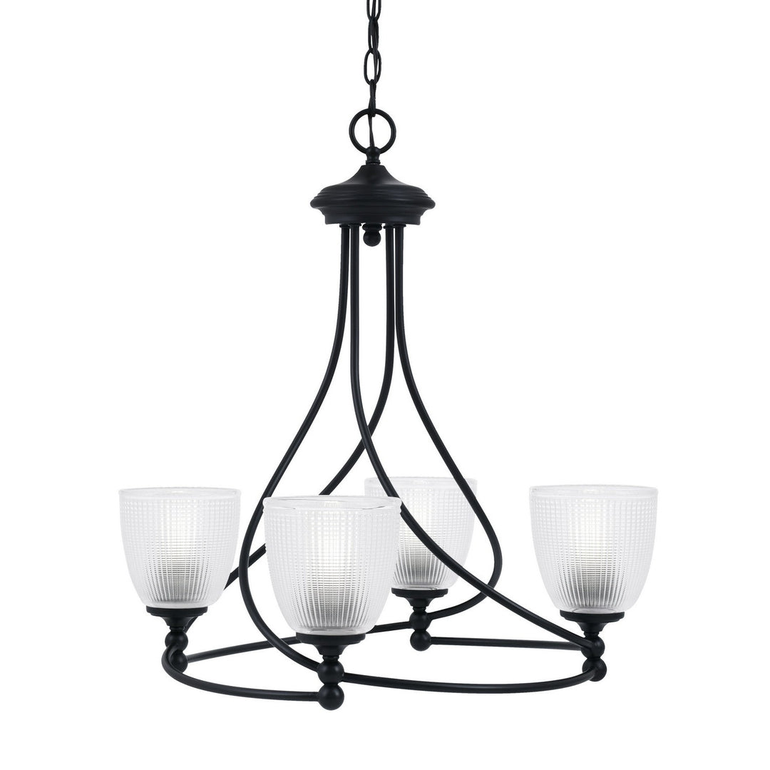 Toltec Capri 904-mb-500 Chandelier Light - Matte Black