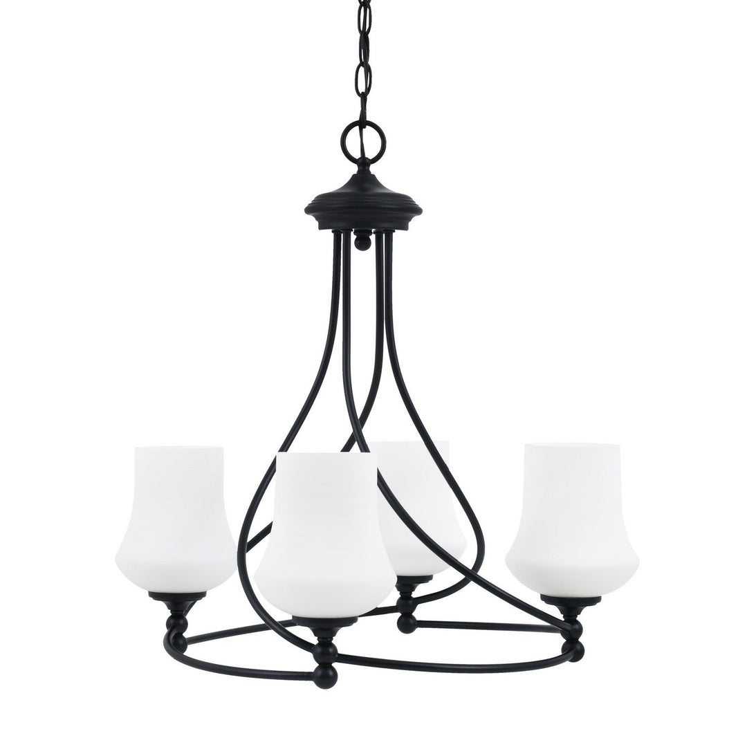 Toltec Capri 904-mb-681 Chandelier Light - Matte Black