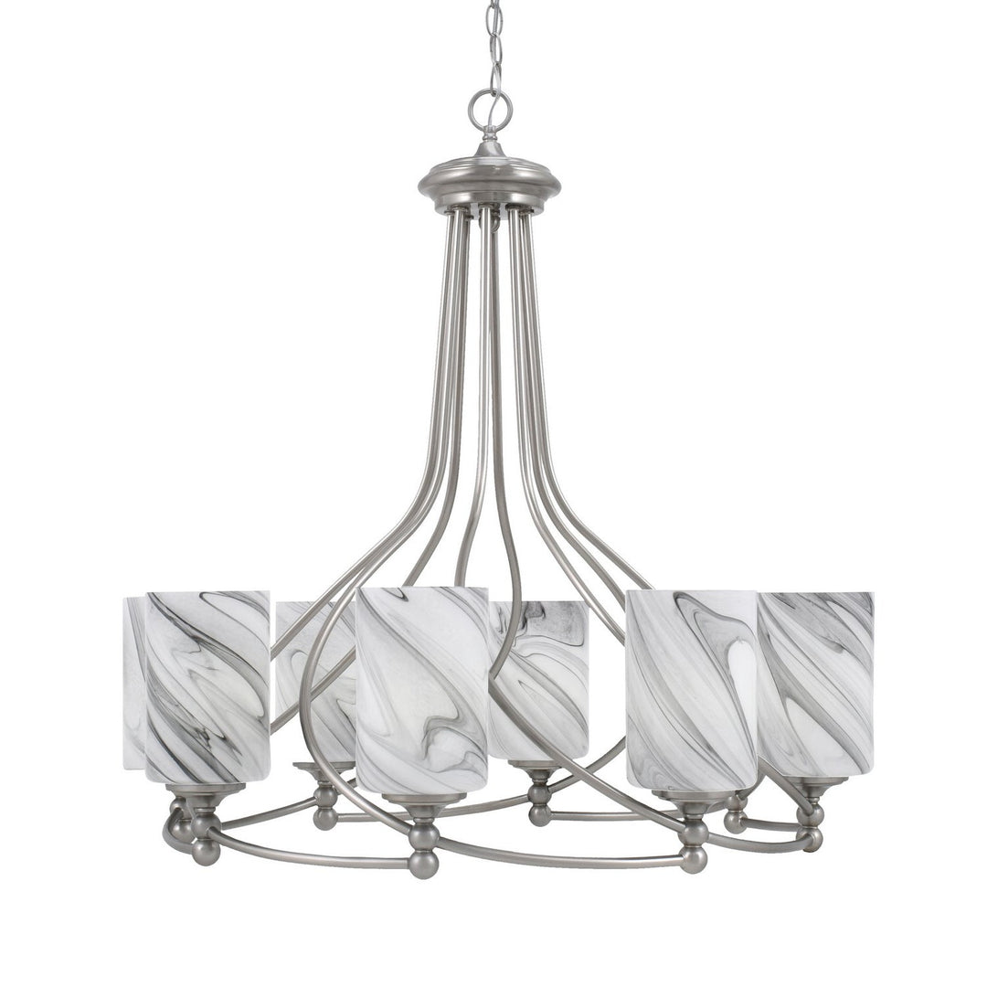 Toltec Capri 908-bn-3009 Chandelier Light - Brushed Nickel