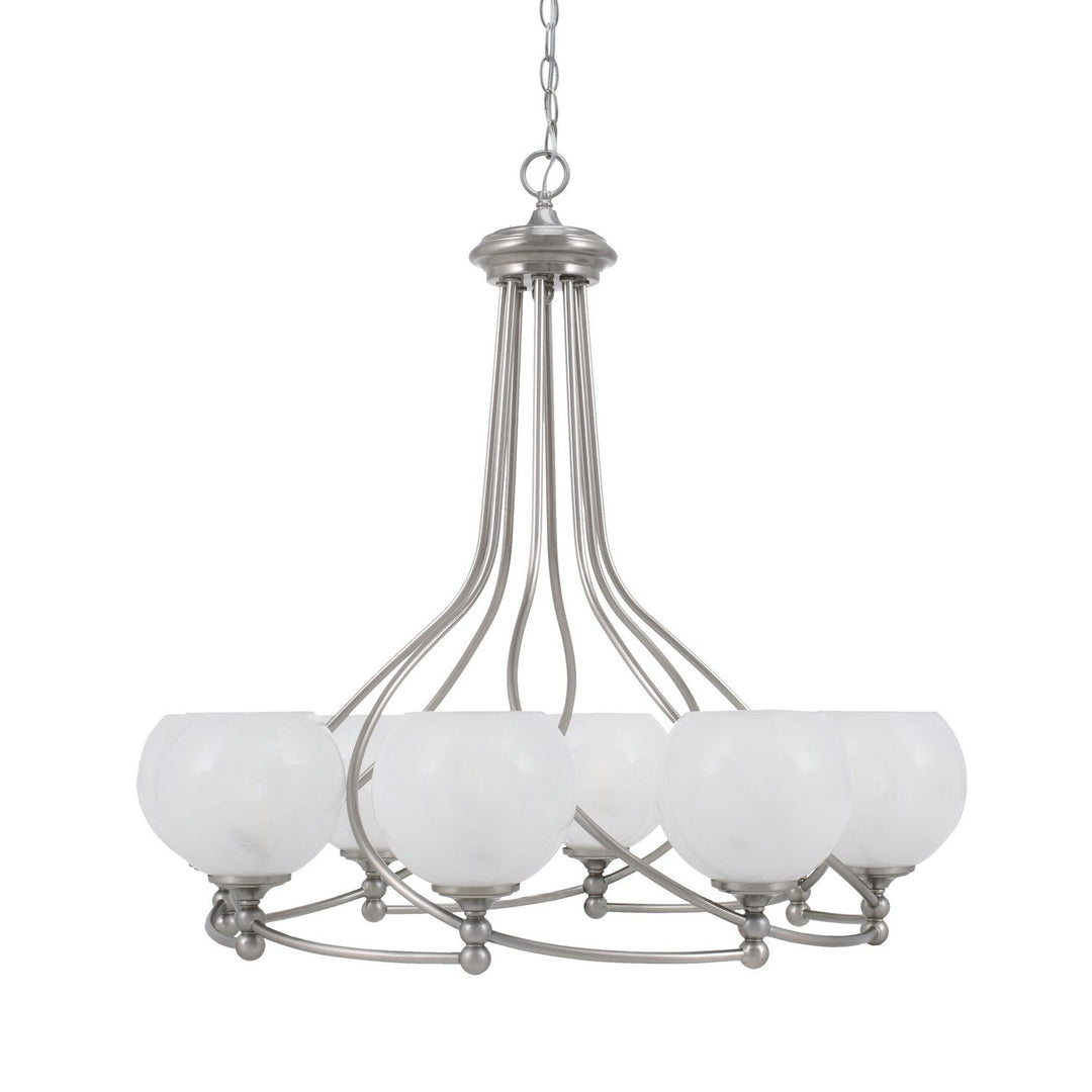 Toltec Capri 908-bn-4101 Chandelier Light - Brushed Nickel