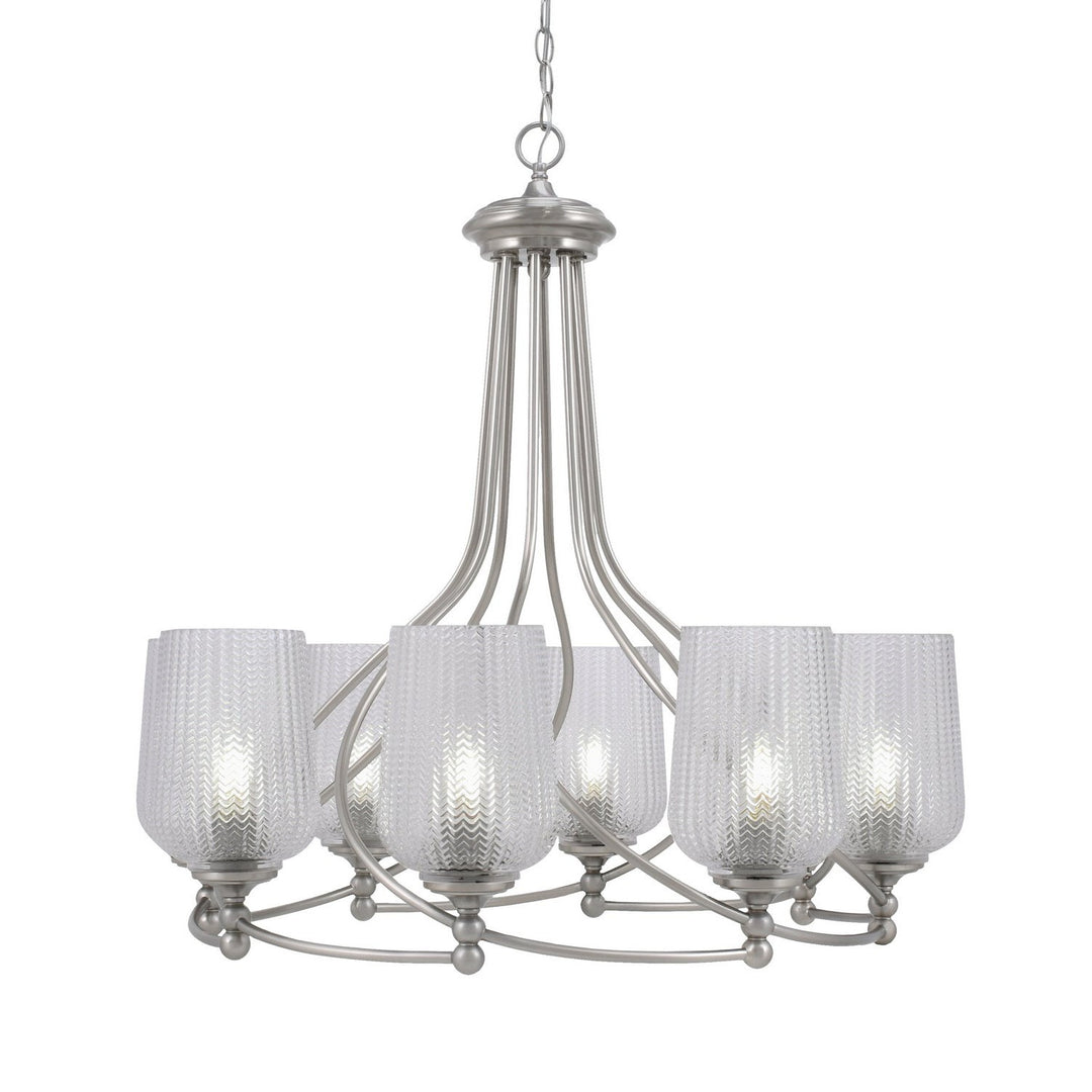 Toltec Capri 908-bn-4250 Chandelier Light - Brushed Nickel