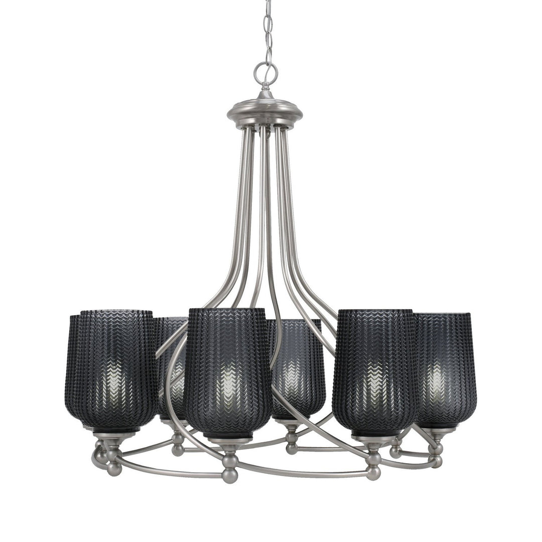 Toltec Capri 908-bn-4252 Chandelier Light - Brushed Nickel