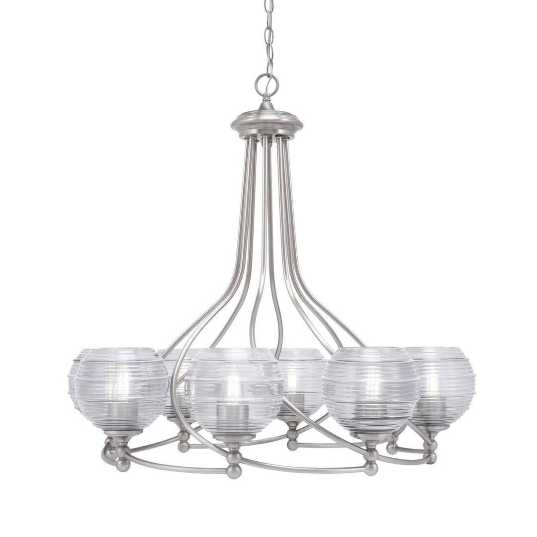 Toltec Capri 908-bn-5110 Chandelier Light - Brushed Nickel