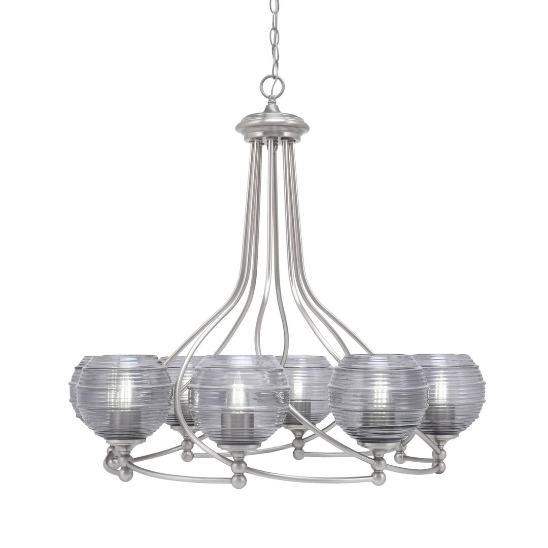 Toltec Capri 908-bn-5112 Chandelier Light - Brushed Nickel