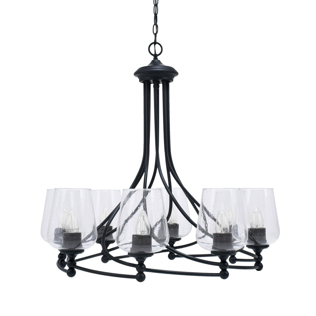 Toltec Capri 908-mb-210 Chandelier Light - Matte Black