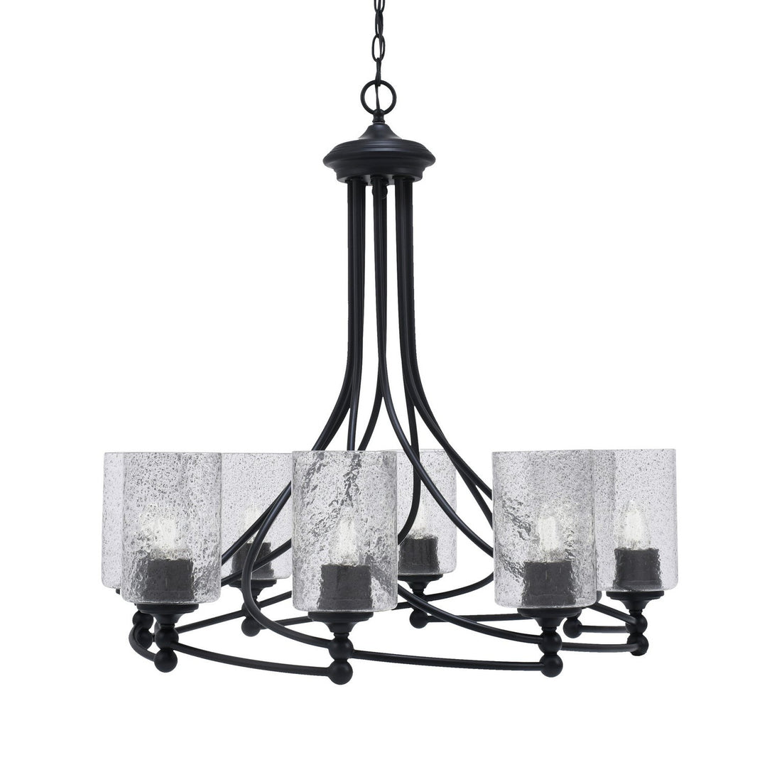 Toltec Capri 908-mb-3002 Chandelier Light - Matte Black