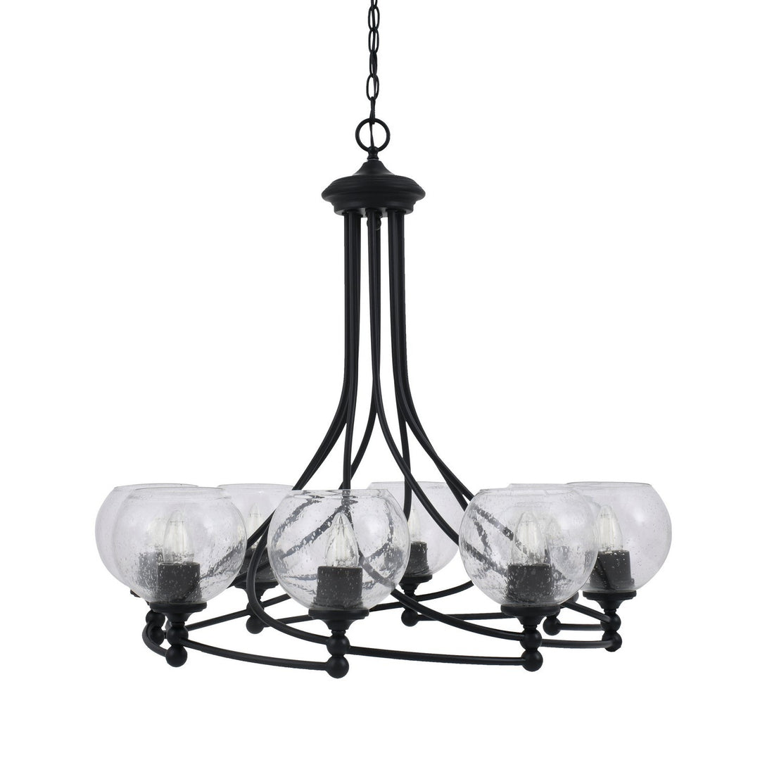 Toltec Capri 908-mb-4100 Chandelier Light - Matte Black