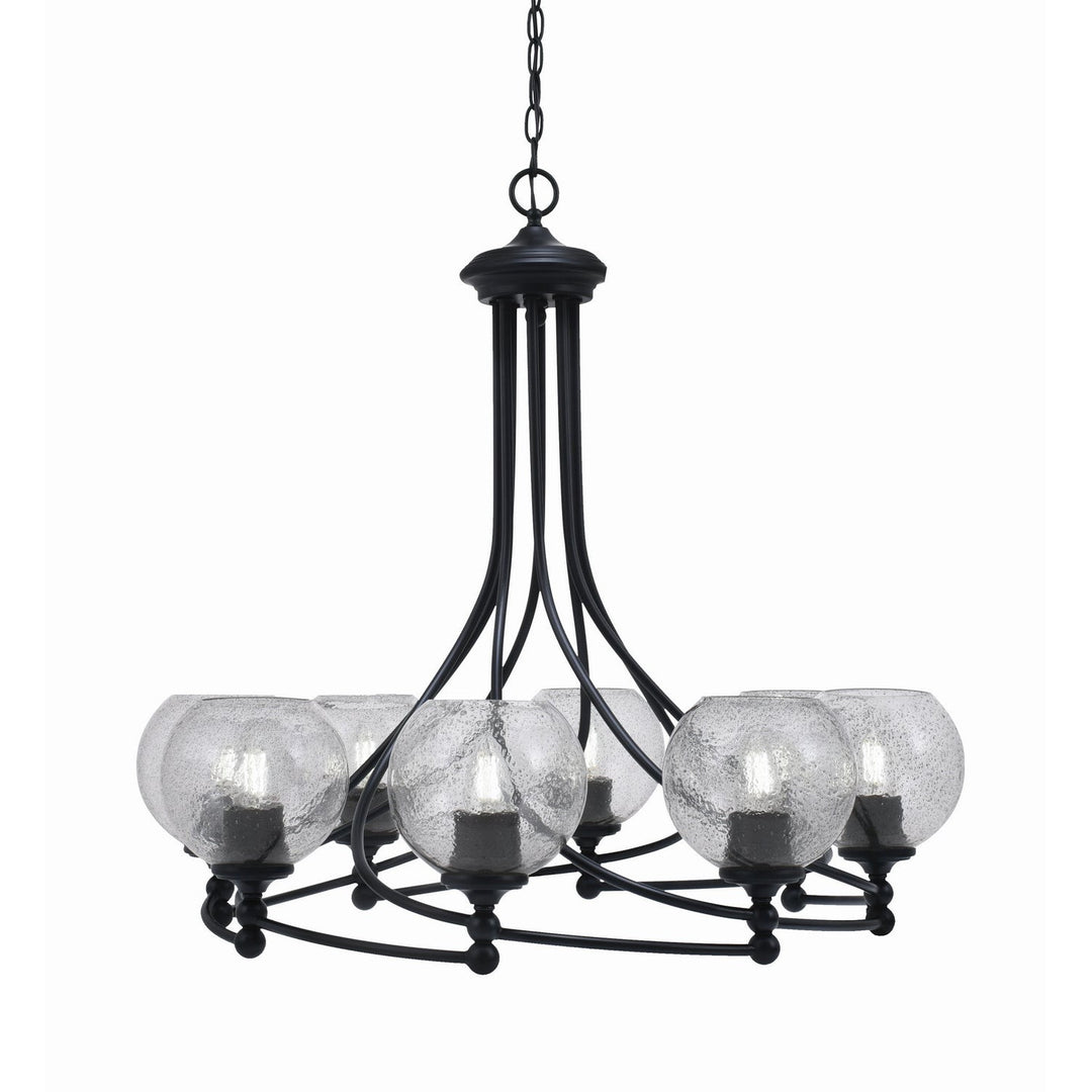 Toltec Capri 908-mb-4102 Chandelier Light - Matte Black