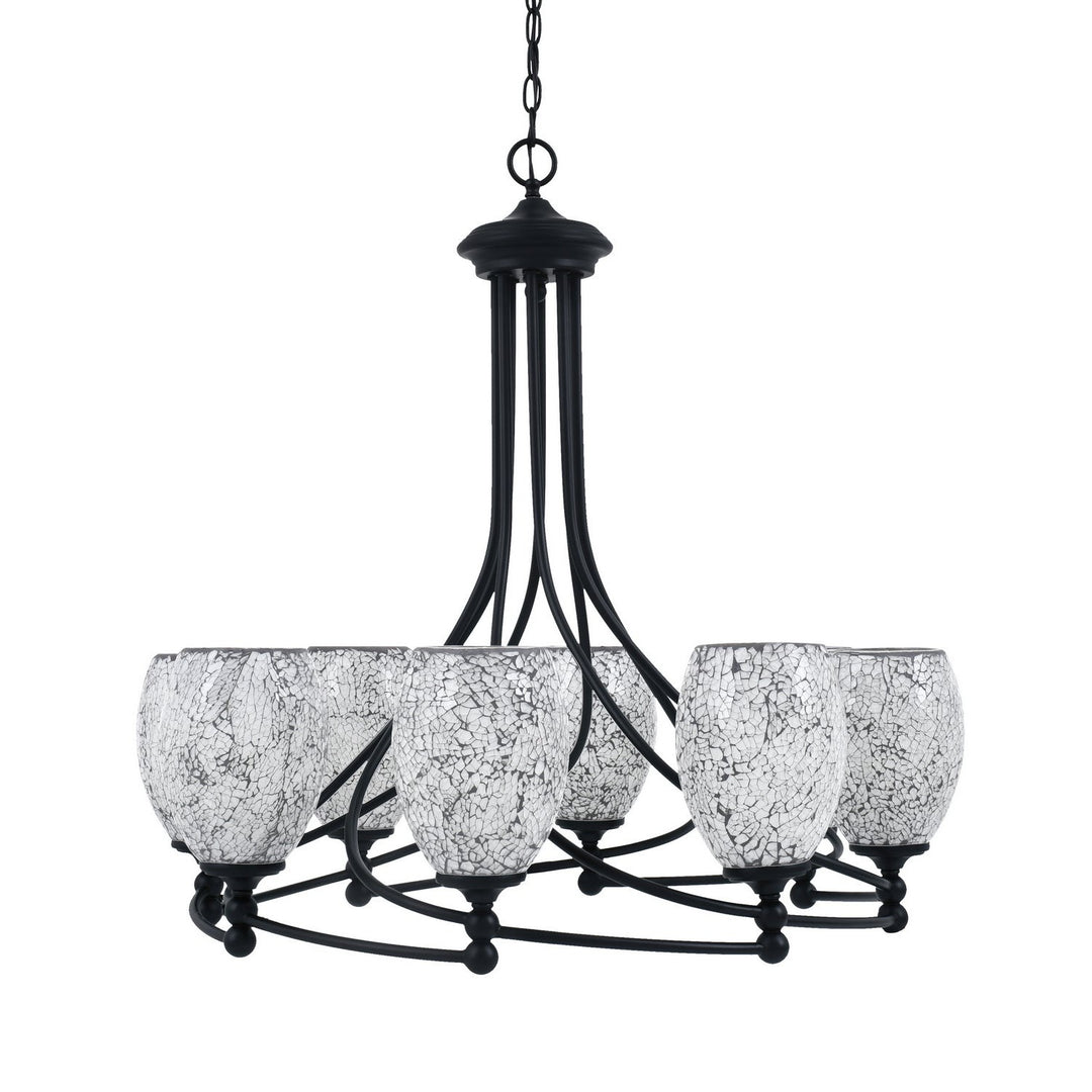 Toltec Capri 908-mb-4165 Chandelier Light - Matte Black