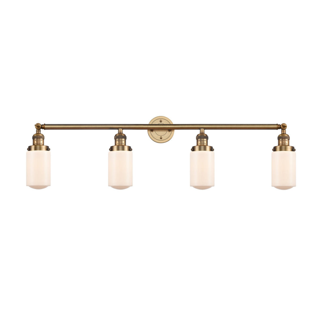 Innovations Franklin Restoration 215-BB-G311 Bath Vanity Light 43 in. wide - Brushed Brass