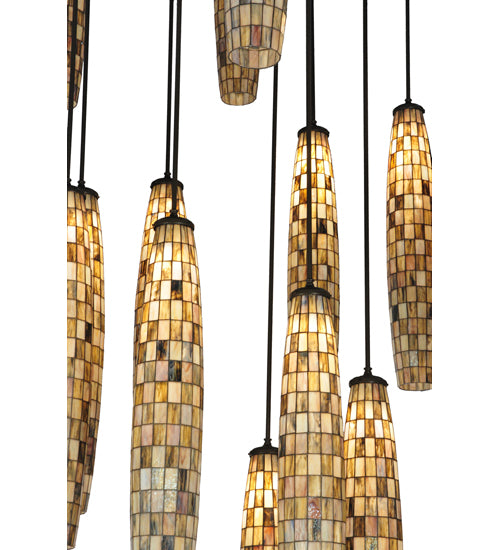 Meyda Tiffany Checkers 129270 Pendant Light - Timeless Bronze