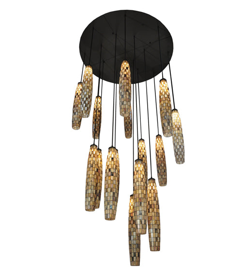 Meyda Tiffany Checkers 129270 Pendant Light - Timeless Bronze