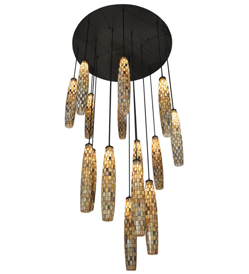 Meyda Tiffany Checkers 129270 Pendant Light - Timeless Bronze