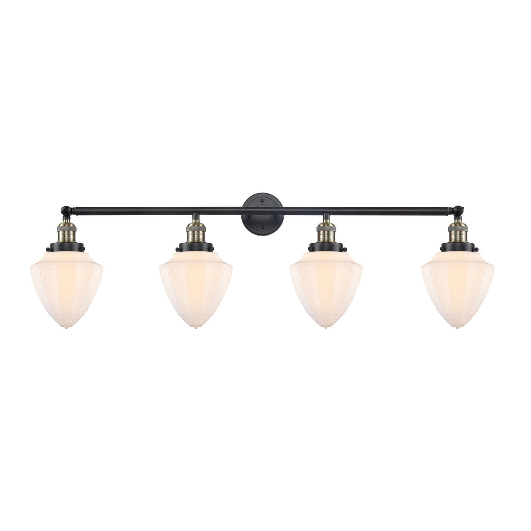 Innovations Franklin Restoration 215-BAB-G661-7 Bath Vanity Light 46 in. wide - Black Antique Brass